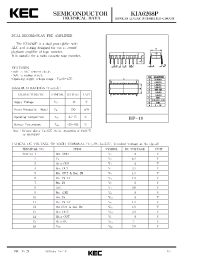 Datasheet KIA6268P manufacturer KEC